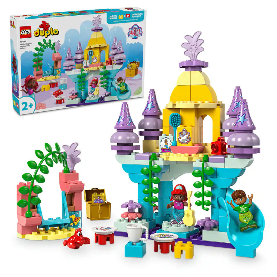 LEGO DUPLO Disney Ariel’s Magical Underwater Palace Building Toy Set (116 Pieces)