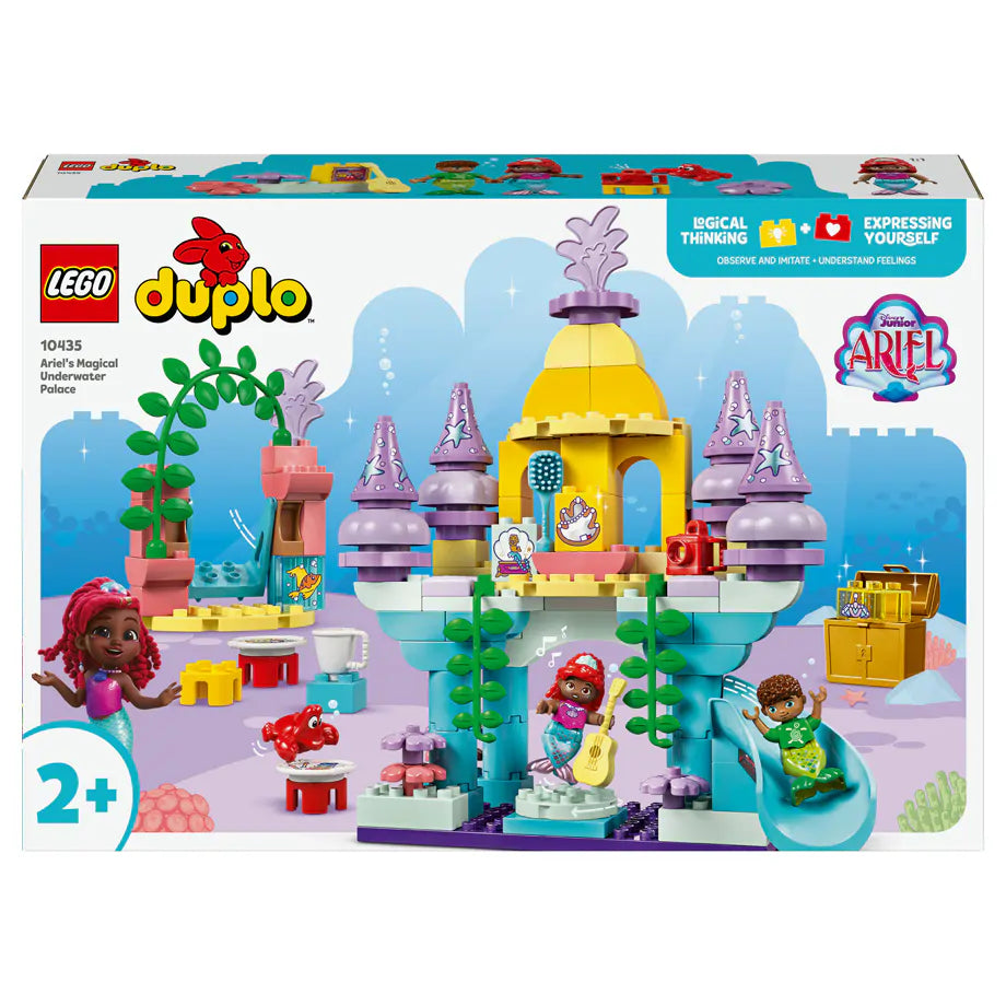 LEGO DUPLO Disney Ariel’s Magical Underwater Palace Building Toy Set (116 Pieces)