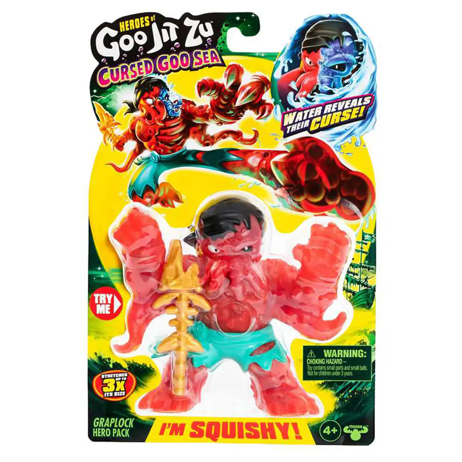 Heroes of Goo Jit Zu Cursed Goo Sea Graplock Hero Figure Pack (24.5 cm)