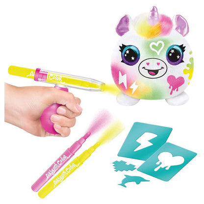Canal Toys Airbrush Plush Neon Mystery Mini Art Kit (Assorted)