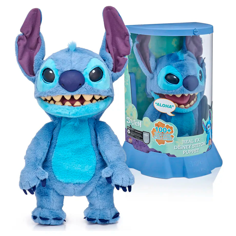 Stitch Disney Lilo & Stitch Real FX Stitch Animatronic Puppet Toy (45 cm)