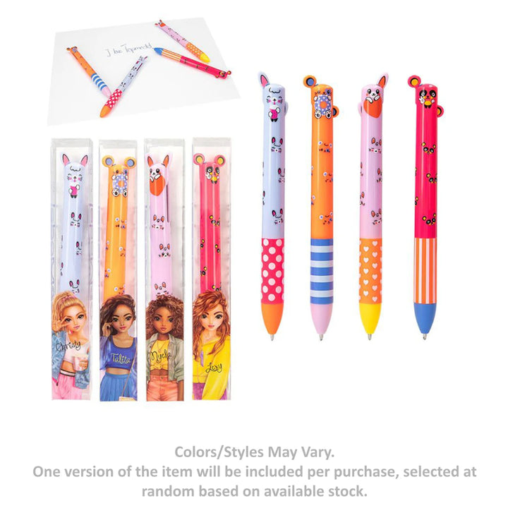 TOPModel 2-Color Ballpoint Pen Single Pack (Assorted)