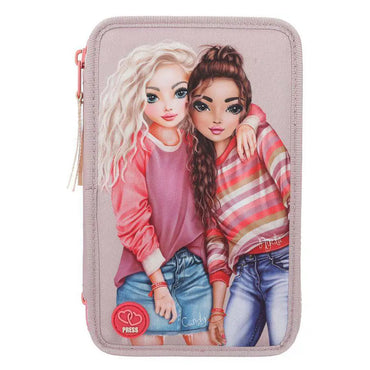 TOPModel Best Friends Triple-Layer Filled Pencil Case