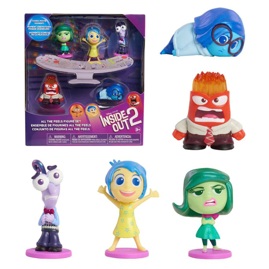 Disney Pixar Inside Out 2 All the Feels Figure Set (6 Pieces)