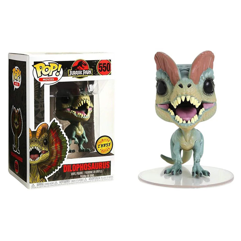 Funko Pop! Movies Jurassic Park 25Th Anniversary Dilophosaurus Vinyl Figure (9.5 Cm, Assorted)