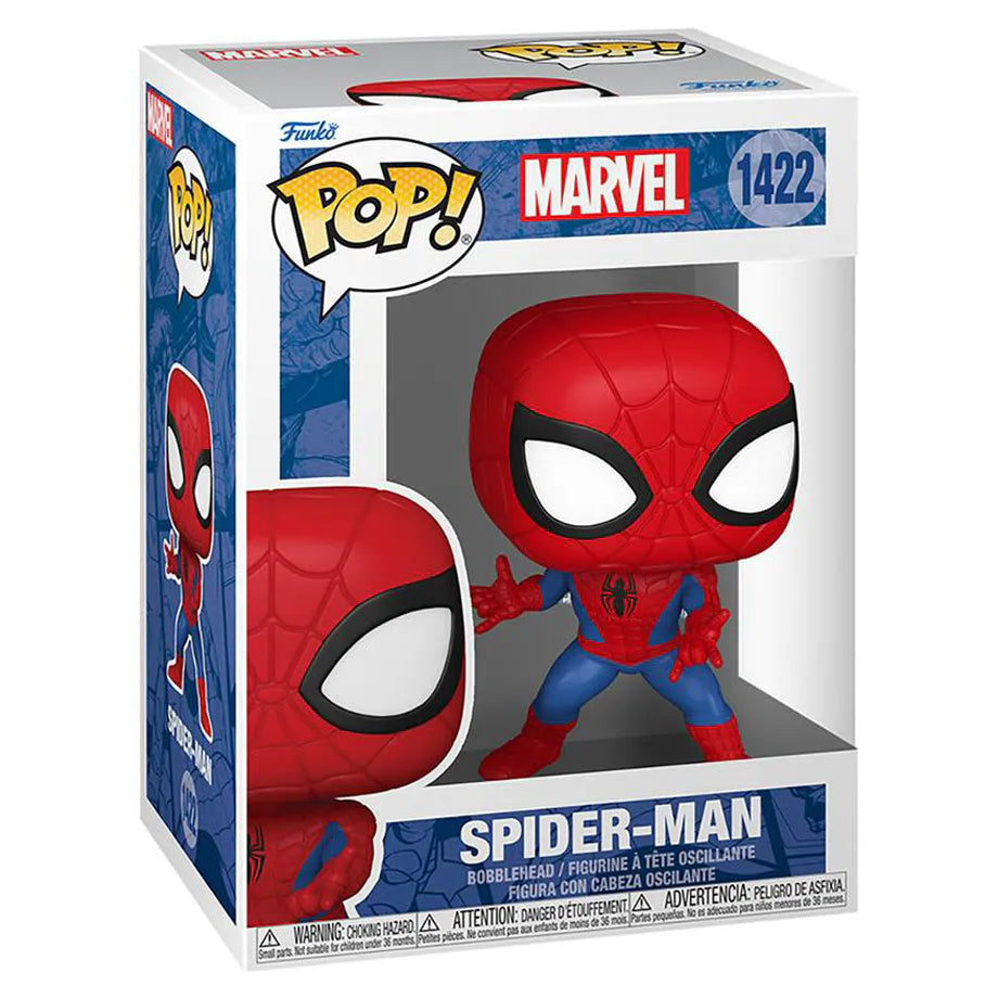 Funko POP! Marvel Spider-Man Spider-Man (Marvel New Classics) Vinyl Bobblehead (9.4 cm)