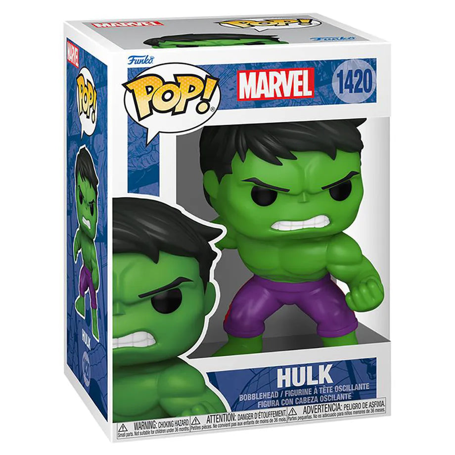 Funko POP! Marvel Hulk Hulk (Marvel New Classics) Vinyl Bobblehead (12.2 cm)