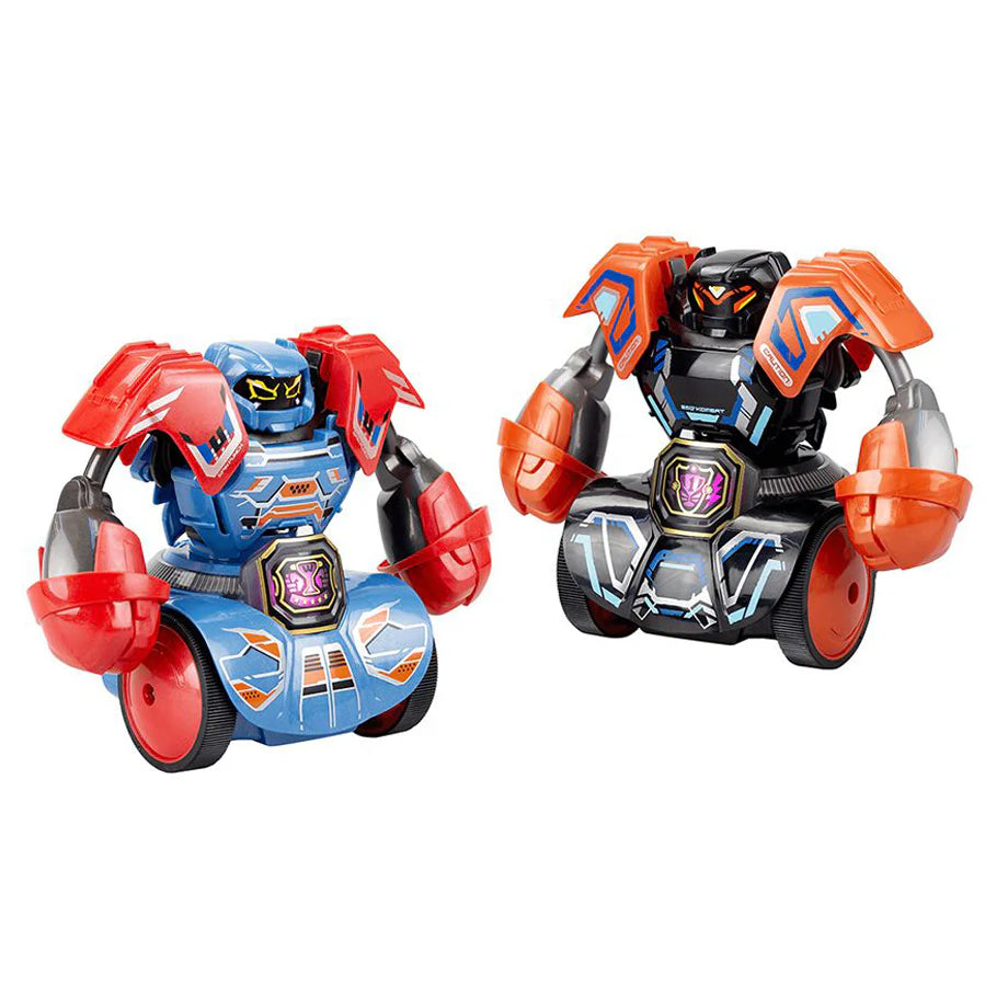 Ycoo Robo Kombat Tornado Pack B Battling Robot (Pack Of 2, Red/Orange)