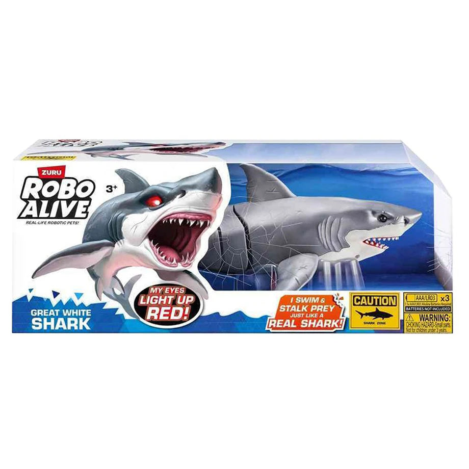 Robo Alive Great White Shark Series 1 Robotic Toy