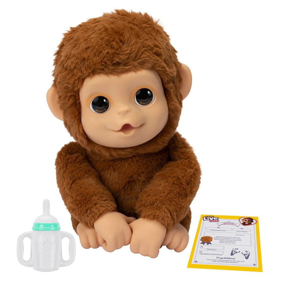 Little Live Pets My Baby Monkey Mango Interactive Plush Toy