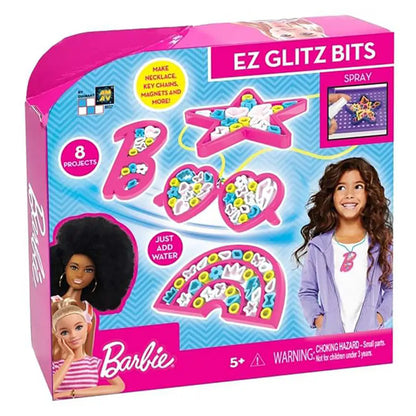 Barbie EZ Glitz Bits Jewelry Making Kit (8 Projects)
