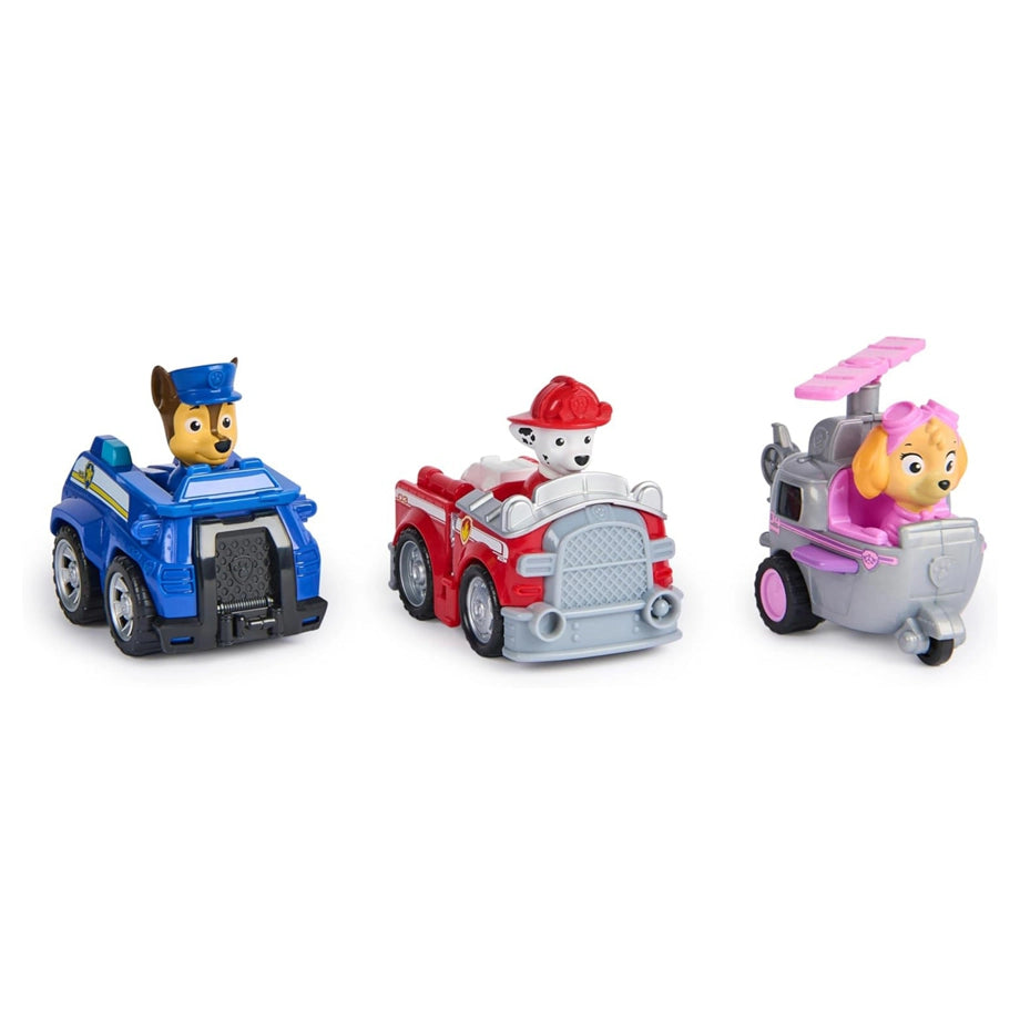 PAW Patrol Deluxe Rescue Racers Toy Cars (Set of 3)
