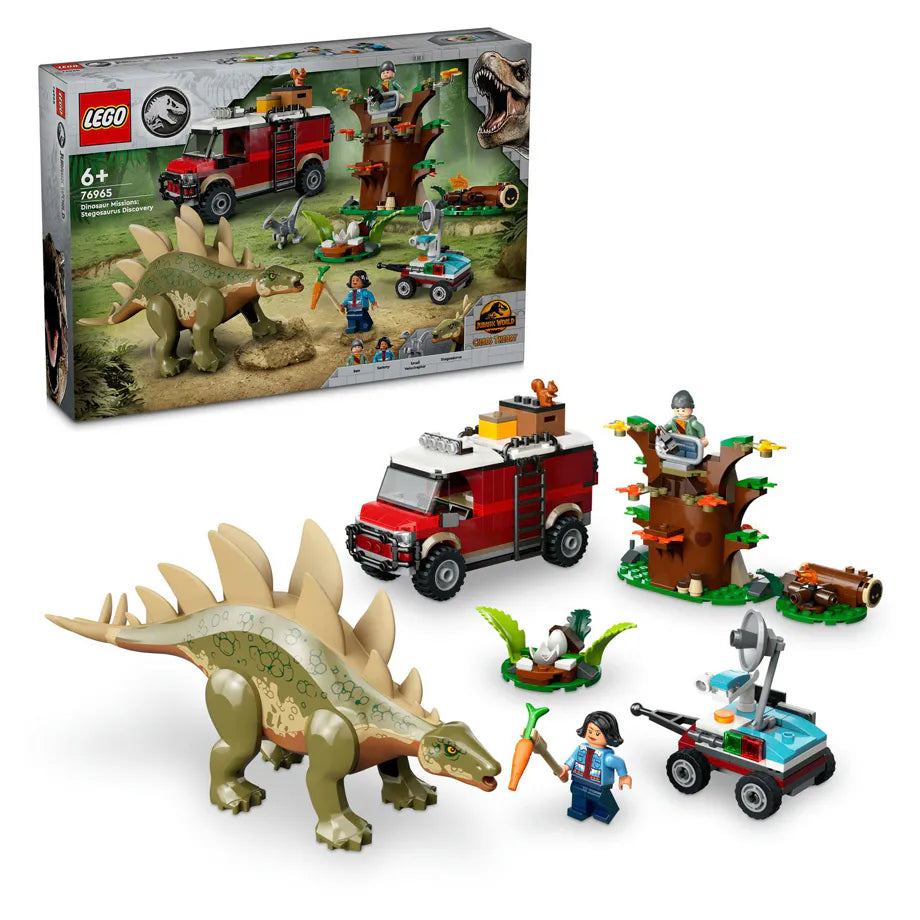 LEGO Jurassic World Stegosaurus Discovery Dinosaur Missions Building Set (420 Pieces)