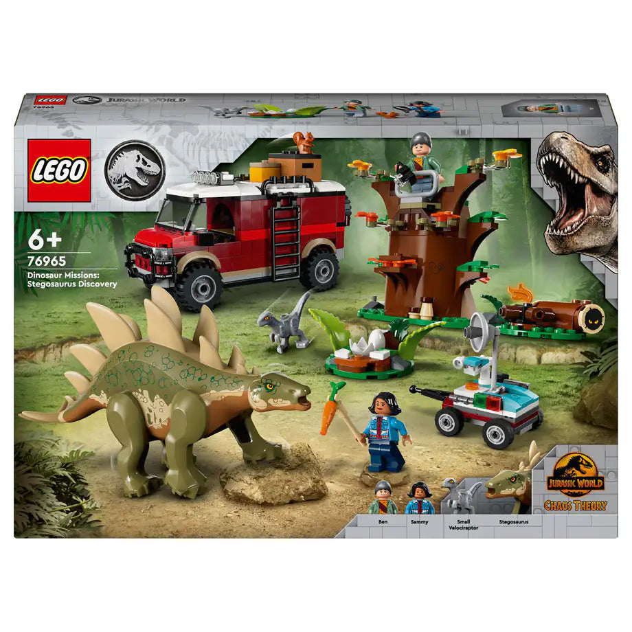 LEGO Jurassic World Stegosaurus Discovery Dinosaur Missions Building Set (420 Pieces)