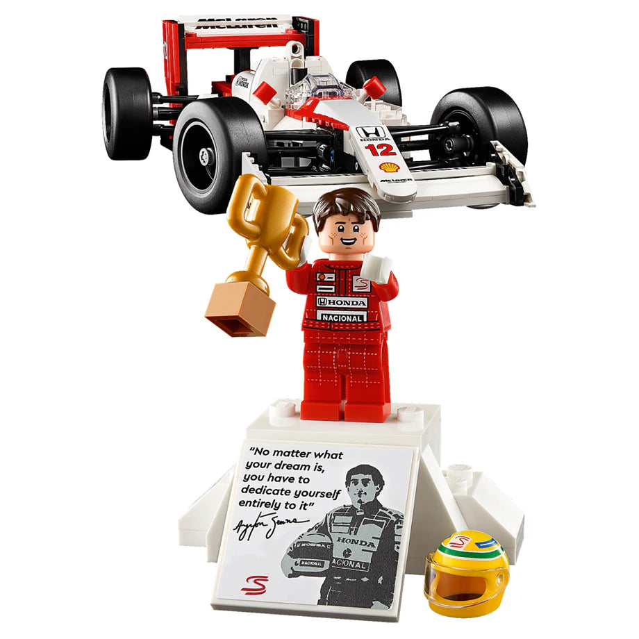 LEGO Icons Mclaren Mp4/4 & Ayrton Senna Building Set (693 Pieces)