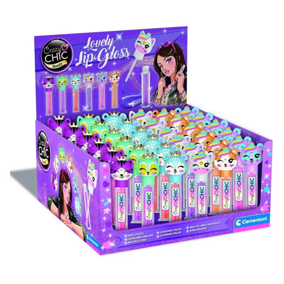 Clementoni Crazy Chic Lovely Animals Lip Gloss (Assorted)