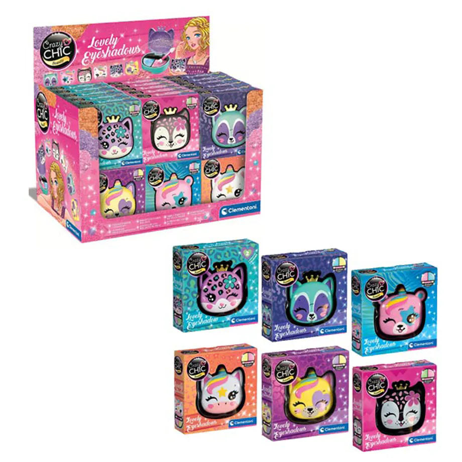 Clementoni Crazy Chic Lovely Animals Eyeshadows Set of 2 (Assorted)