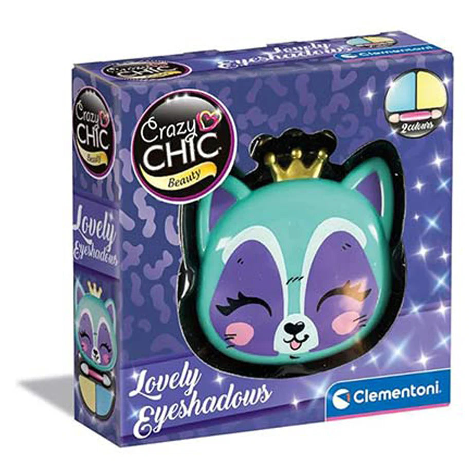Clementoni Crazy Chic Lovely Animals Eyeshadows Set of 2 (Assorted)