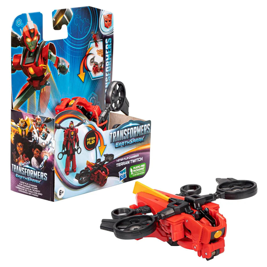 Hasbro Transformers EarthSpark Terran Twitch Action Figure