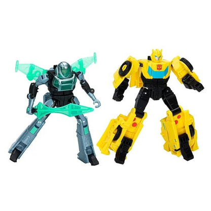 Hasbro Transformers EarthSpark Cyber-Combiner Bumblebee & Mo Malto Robot Action Figures