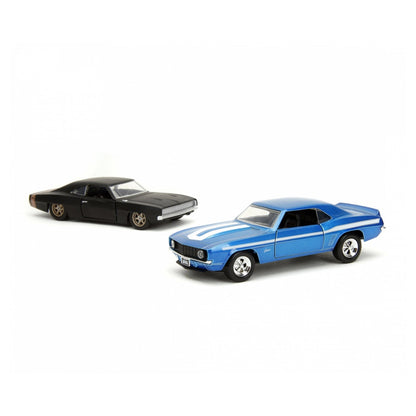 Jada Fast and Furious Chevrolet Camaro & Dodge Charger Widebody Model Cars Set