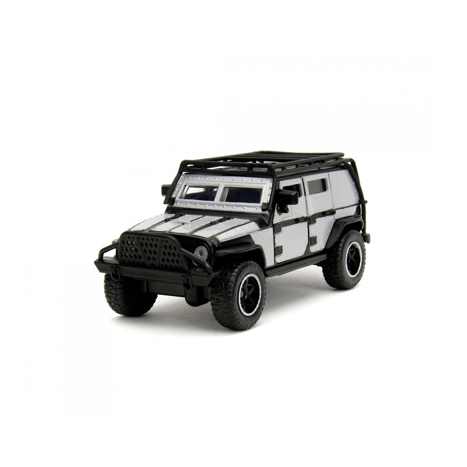 Jada Fast & Furious Dom's Dodge Charger R/T & Tej's Jeep Wrangler Model Cars Set