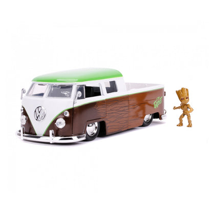 Jada Marvel Guardians of the Galaxy Volkswagen Bus with Groot Figure (1:24)