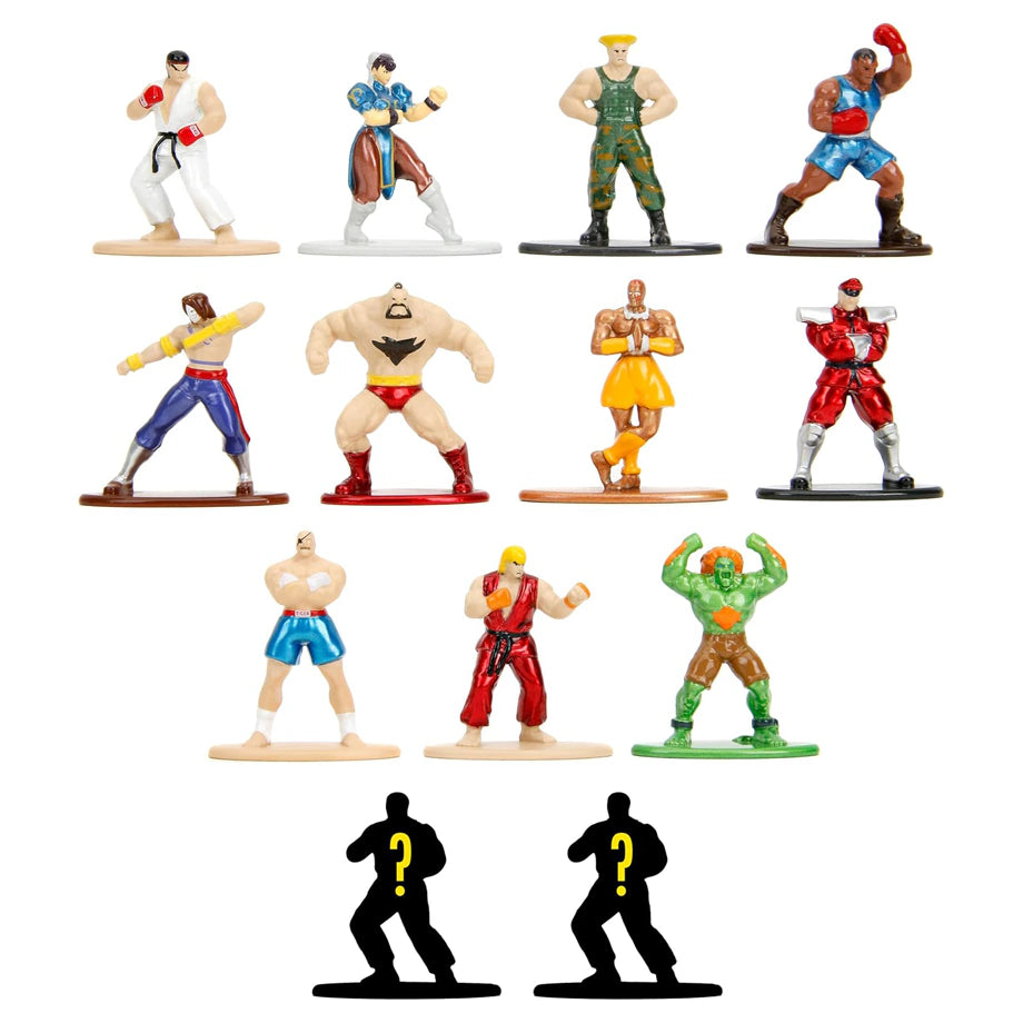 Jada Street Fighter Nano Metalfig Mini Figures (Assorted)