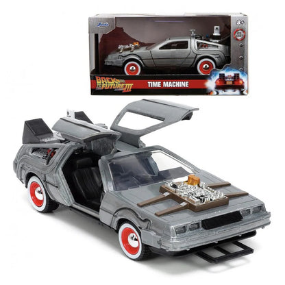 Jada Back to the Future Part III DeLorean Time Machine Die-Cast Car (1:32)