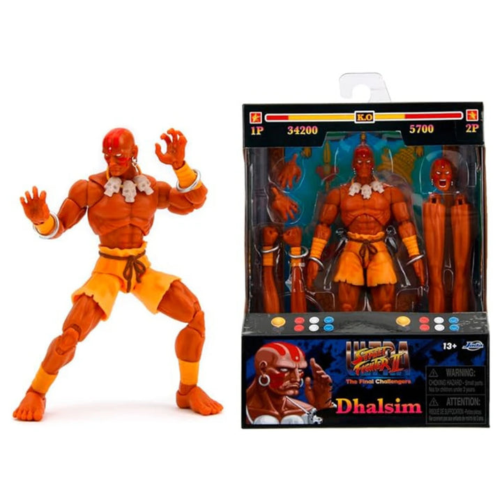 Jada Street Fighter II Dhalsim Action Figure