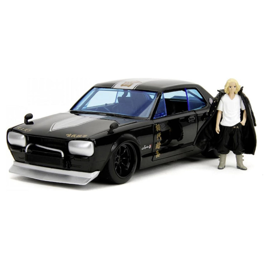 Jada Tokyo Revengers Nissan Skyline GT-R Car and Majiro Sano Figure