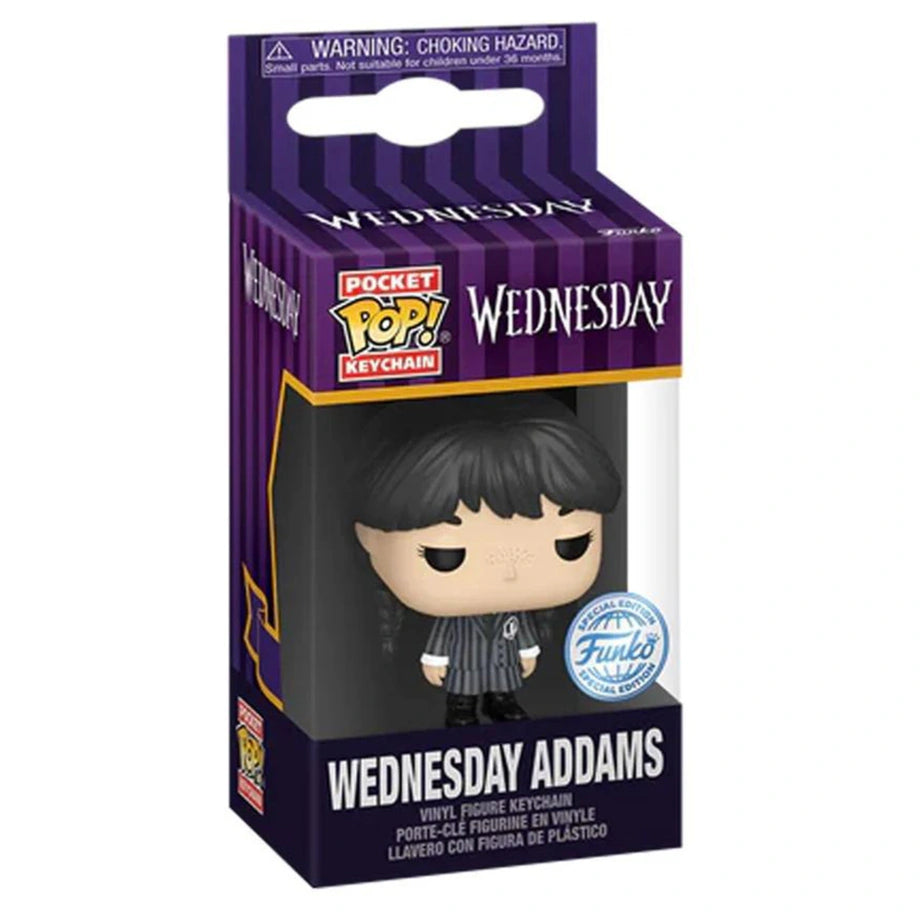 Pocket POP Wednesday Addams Vinyl Figure Keychain (4cm)
