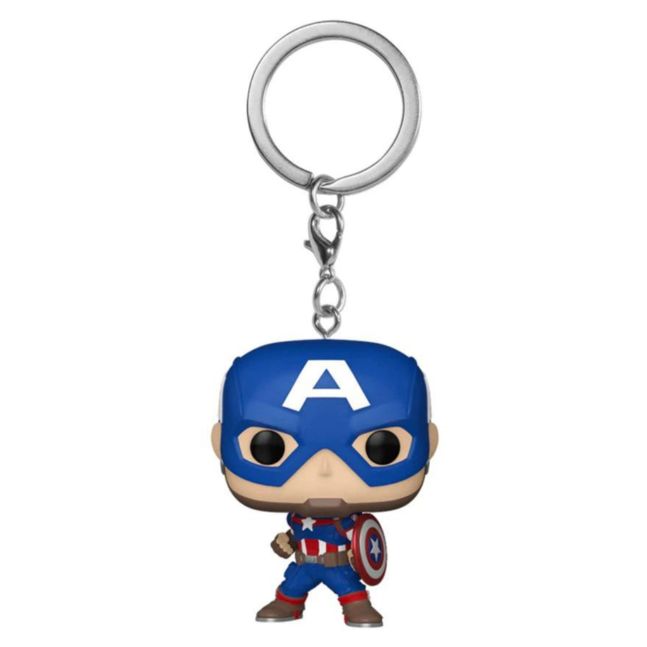 Pocket POP! Marvel New Classics Captain America Keychain (10.02 cm)