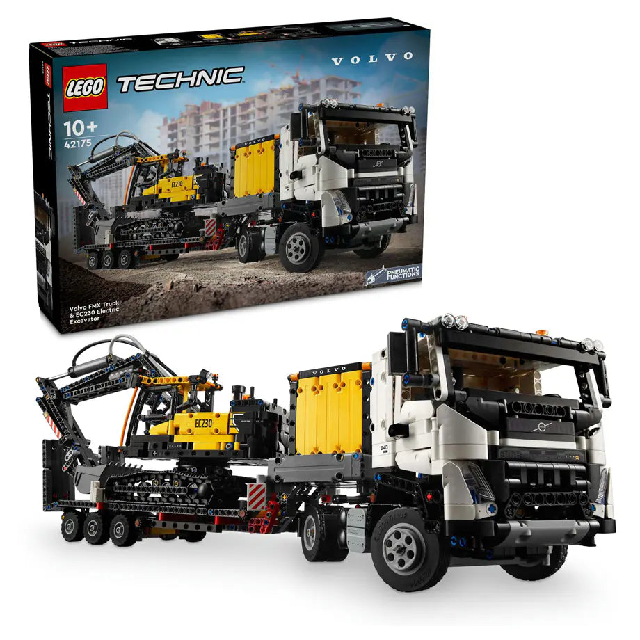 LEGO Technic Volvo Fmx Truck & Electric Excavator Building Set (2,274 Pieces)