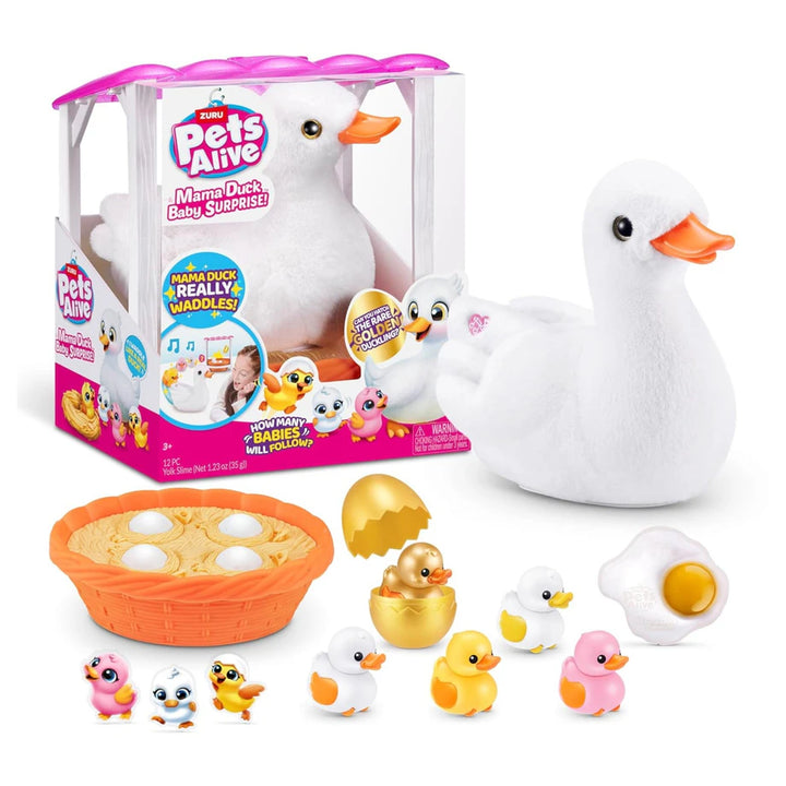 Pets Alive Mama & Baby Surprise Mama Duck Surprise Eggs