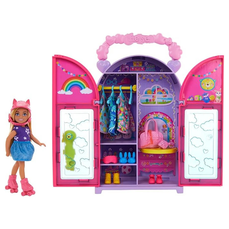 Barbie Chelsea Club Chelsea & Closet (15 Pieces)