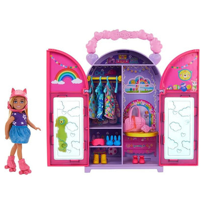Barbie Chelsea Club Chelsea & Closet (15 Pieces)