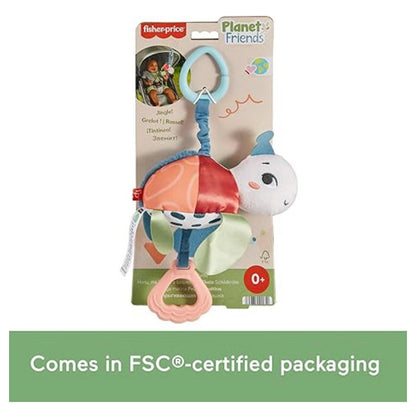 Fisher-Price Planet Friends Sea Me Bounce Turtle Stroller Toy