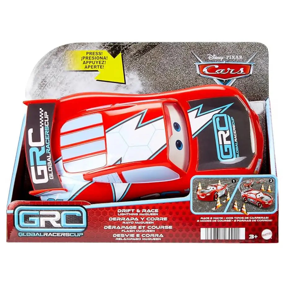 Disney Pixar Cars GRC Drift & Race Lightning McQueen Car (22.86 cm)