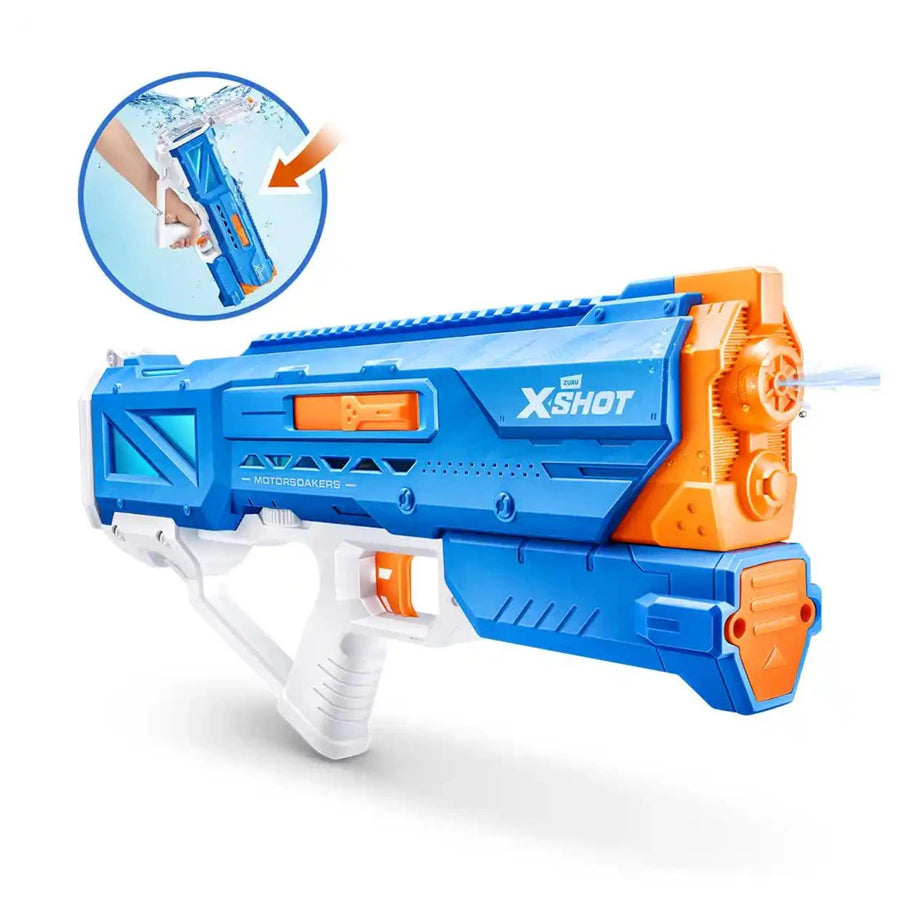 X-Shot Fast Fill Hydra Pulse Motor Soaker Motorized Water Blaster