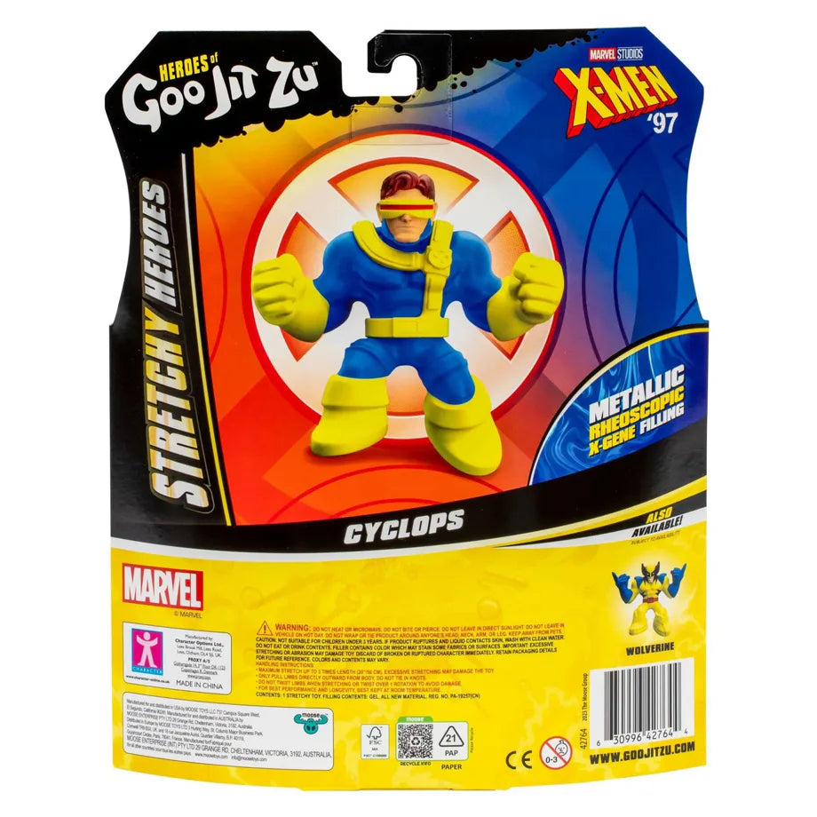 Heroes of Goo Jit Zu X-Men 97 W1 Hero Pack Cyclops Action Figure