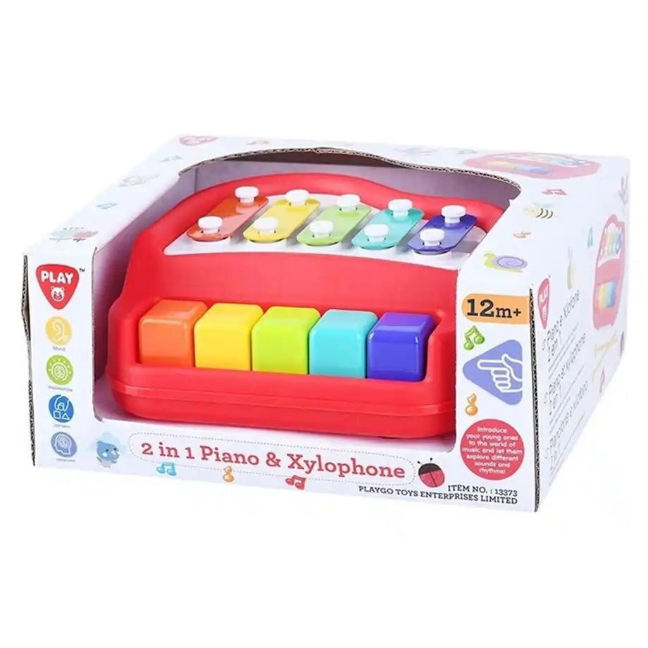 Playgo 2-in-1 Piano and Xylophone Musical Toy