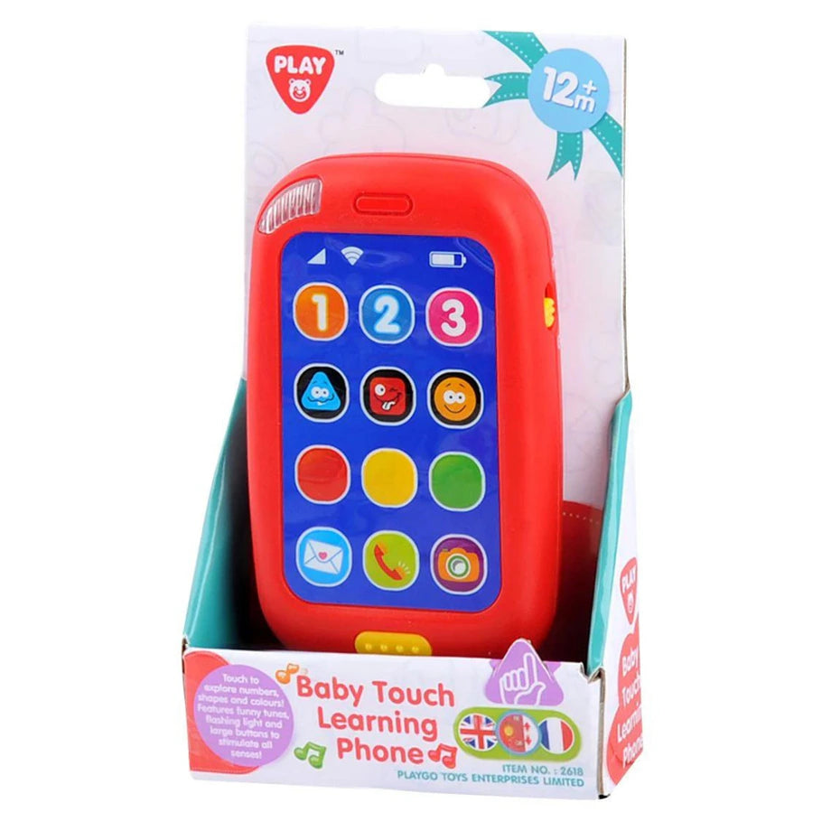 Playgo Baby Touch Learning Phone Red Toy