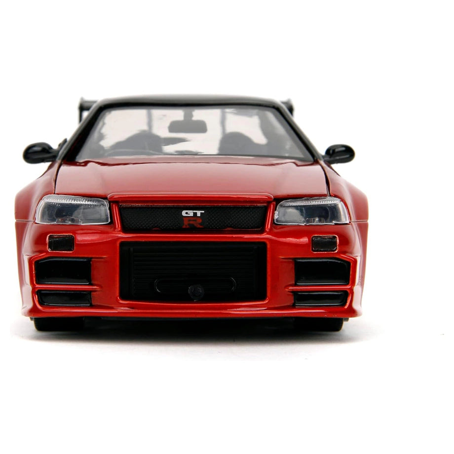 Jada Godzilla vs. Destoroyah  Nissan Skyline GT-R (R34) Diecast Model Car