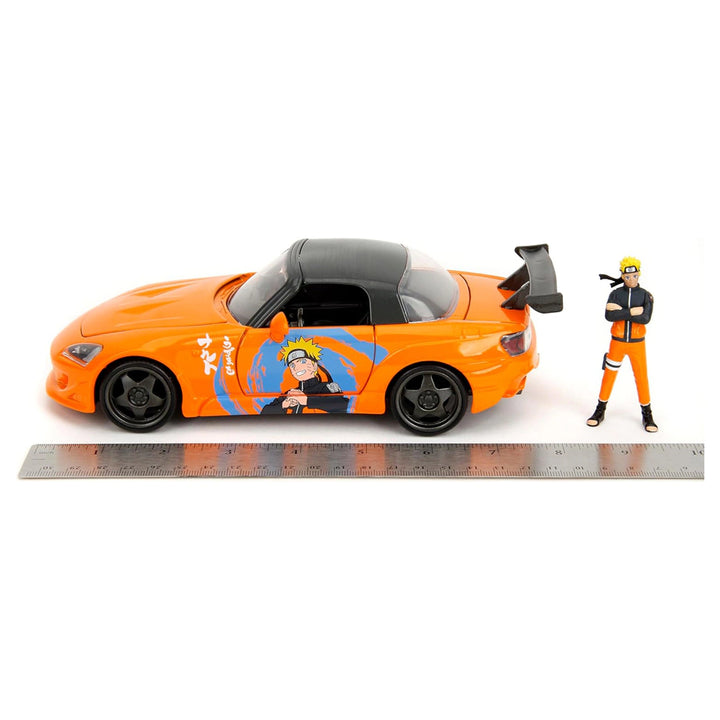 Jada Naruto Honda S2000 Die-Cast Car with Naruto Figure Toy Set