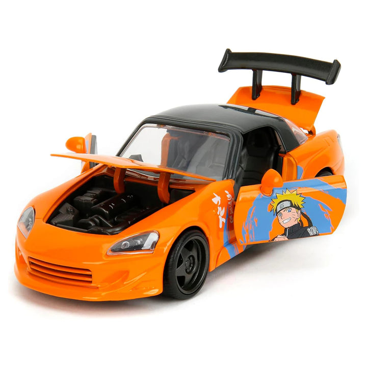 Jada Naruto Honda S2000 Die-Cast Car with Naruto Figure Toy Set