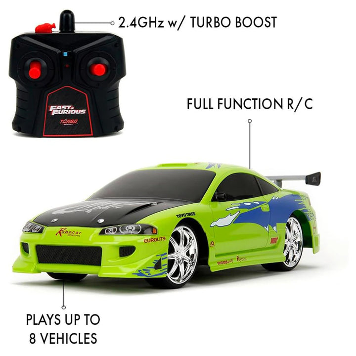 Jada Fast & Furious Brian's Mitsubishi Eclipse RC Car