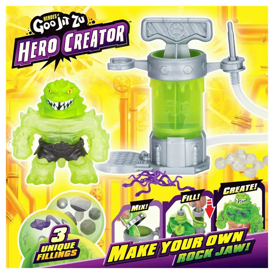 Heroes of Goo Jit Zu Rock Jaw Hero Creator Pack Action Figure