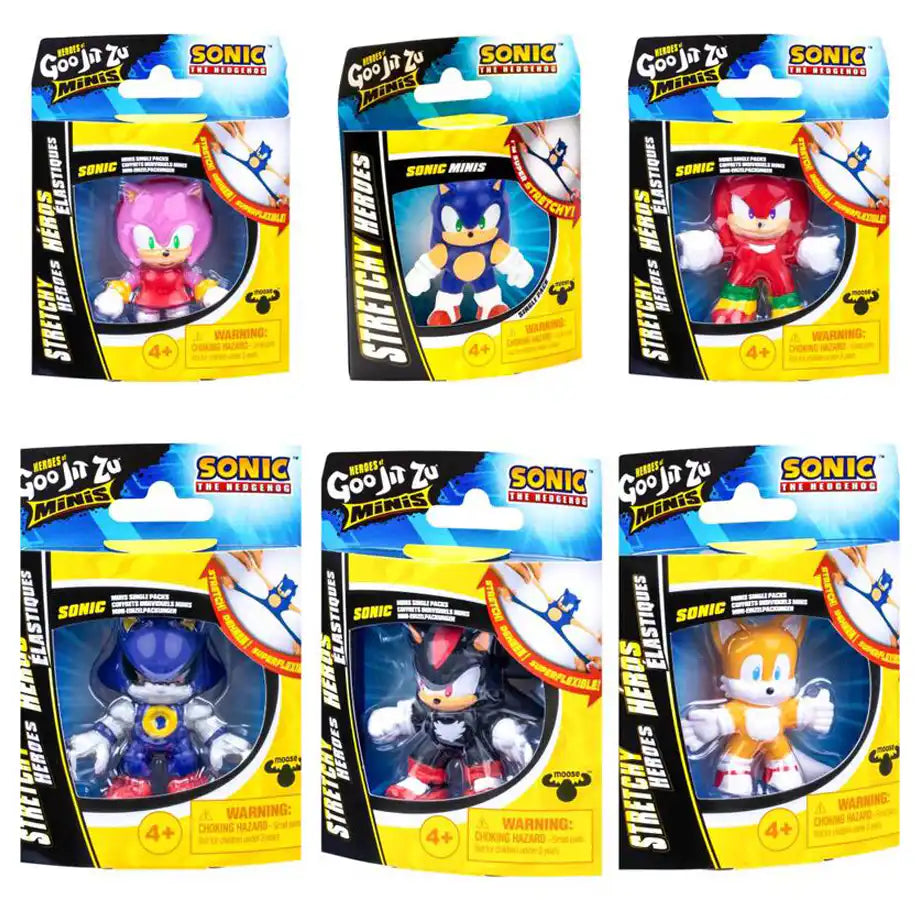 Heroes of Goo Jit Zu Sonic the Hedgehog Minis Action Figures Collection
