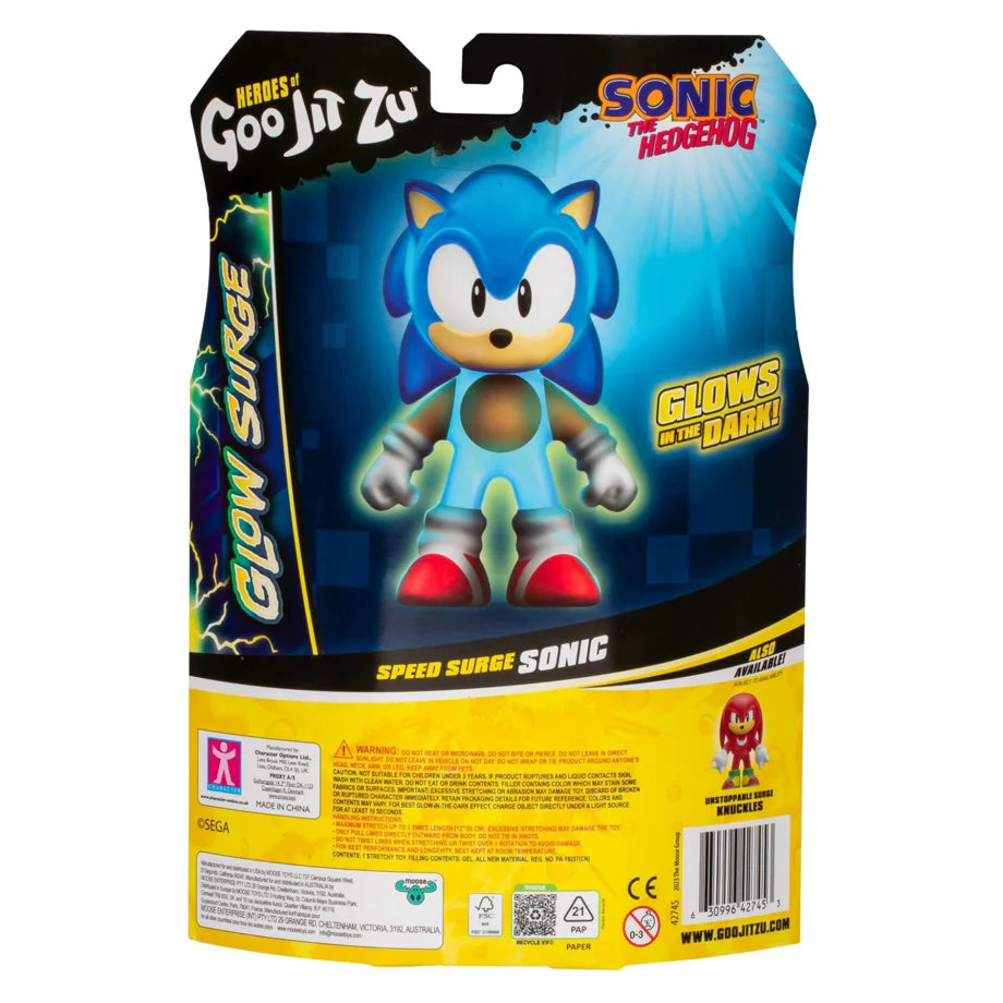 Heroes of Goo Jit Zu Sonic The Hedgehog Speed Surge Sonic Action Figure